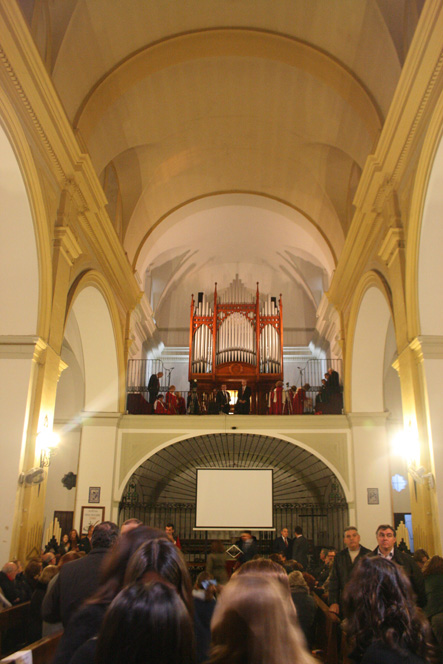 bendición del órgano de Santiago el Mayor de Alcalá de Gra..